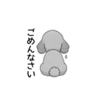 家族で使いやすいトイプードル（個別スタンプ：35）