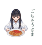 清楚な女の子のカフェタイム（個別スタンプ：25）