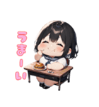 ぽっちゃり癒しガール（個別スタンプ：4）