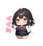 ぽっちゃり癒しガール（個別スタンプ：5）