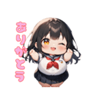 ぽっちゃり癒しガール（個別スタンプ：6）