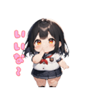 ぽっちゃり癒しガール（個別スタンプ：10）