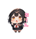 ぽっちゃり癒しガール（個別スタンプ：12）