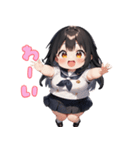 ぽっちゃり癒しガール（個別スタンプ：14）