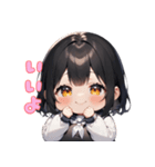 ぽっちゃり癒しガール（個別スタンプ：15）
