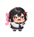 ぽっちゃり癒しガール（個別スタンプ：16）