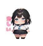 ぽっちゃり癒しガール（個別スタンプ：17）