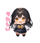 ぽっちゃり癒しガール（個別スタンプ：18）