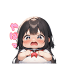 ぽっちゃり癒しガール（個別スタンプ：21）