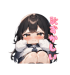 ぽっちゃり癒しガール（個別スタンプ：22）