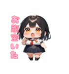 ぽっちゃり癒しガール（個別スタンプ：24）