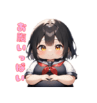 ぽっちゃり癒しガール（個別スタンプ：25）