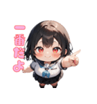 ぽっちゃり癒しガール（個別スタンプ：26）