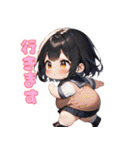 ぽっちゃり癒しガール（個別スタンプ：28）