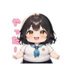 ぽっちゃり癒しガール（個別スタンプ：31）