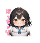 ぽっちゃり癒しガール（個別スタンプ：38）