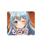 ハロウィンありさアニメーション（個別スタンプ：9）