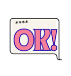 いつでもでっかくはっきり文字スタンプ（個別スタンプ：19）
