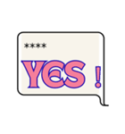 いつでもでっかくはっきり文字スタンプ（個別スタンプ：20）