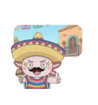 ウーパくん アミーゴ（個別スタンプ：4）