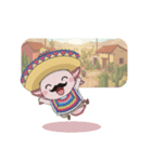 ウーパくん アミーゴ（個別スタンプ：6）