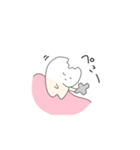 動く！ゆるい歯たちの日常。②（個別スタンプ：5）