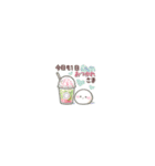 【春】超ちっちゃい♡桜おもちとシマエナガ（個別スタンプ：11）