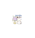 【春】超ちっちゃい♡桜おもちとシマエナガ（個別スタンプ：40）