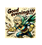 SMASH！！ヒーロー婆ちゃん（個別スタンプ：4）