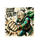 SMASH！！ヒーロー婆ちゃん（個別スタンプ：6）