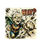 SMASH！！ヒーロー婆ちゃん（個別スタンプ：10）