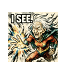 SMASH！！ヒーロー婆ちゃん（個別スタンプ：18）