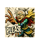 SMASH！！ヒーロー婆ちゃん（個別スタンプ：20）