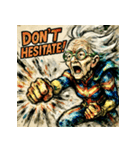 SMASH！！ヒーロー婆ちゃん（個別スタンプ：21）