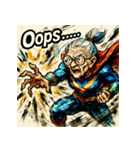 SMASH！！ヒーロー婆ちゃん（個別スタンプ：27）