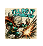 SMASH！！ヒーロー婆ちゃん（個別スタンプ：29）