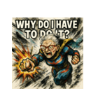 SMASH！！ヒーロー婆ちゃん（個別スタンプ：31）