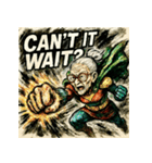 SMASH！！ヒーロー婆ちゃん（個別スタンプ：33）