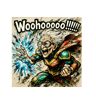 SMASH！！ヒーロー婆ちゃん（個別スタンプ：34）