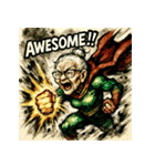 SMASH！！ヒーロー婆ちゃん（個別スタンプ：40）