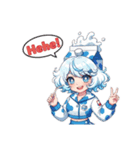 牛乳パックモチーフの女の子たち（個別スタンプ：1）