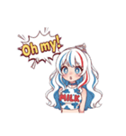 牛乳パックモチーフの女の子たち（個別スタンプ：6）