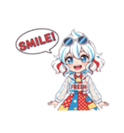 牛乳パックモチーフの女の子たち（個別スタンプ：10）