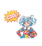 牛乳パックモチーフの女の子たち（個別スタンプ：12）