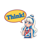 牛乳パックモチーフの女の子たち（個別スタンプ：15）