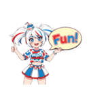 牛乳パックモチーフの女の子たち（個別スタンプ：17）