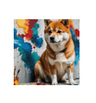 柴犬の新日常1（個別スタンプ：3）