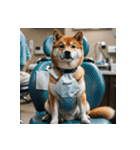 柴犬の新日常1（個別スタンプ：4）