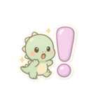 かわいいぷくぷく恐竜シール（個別スタンプ：8）