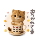 ちびニャンず♡ずっと使える-秋冬-（個別スタンプ：3）